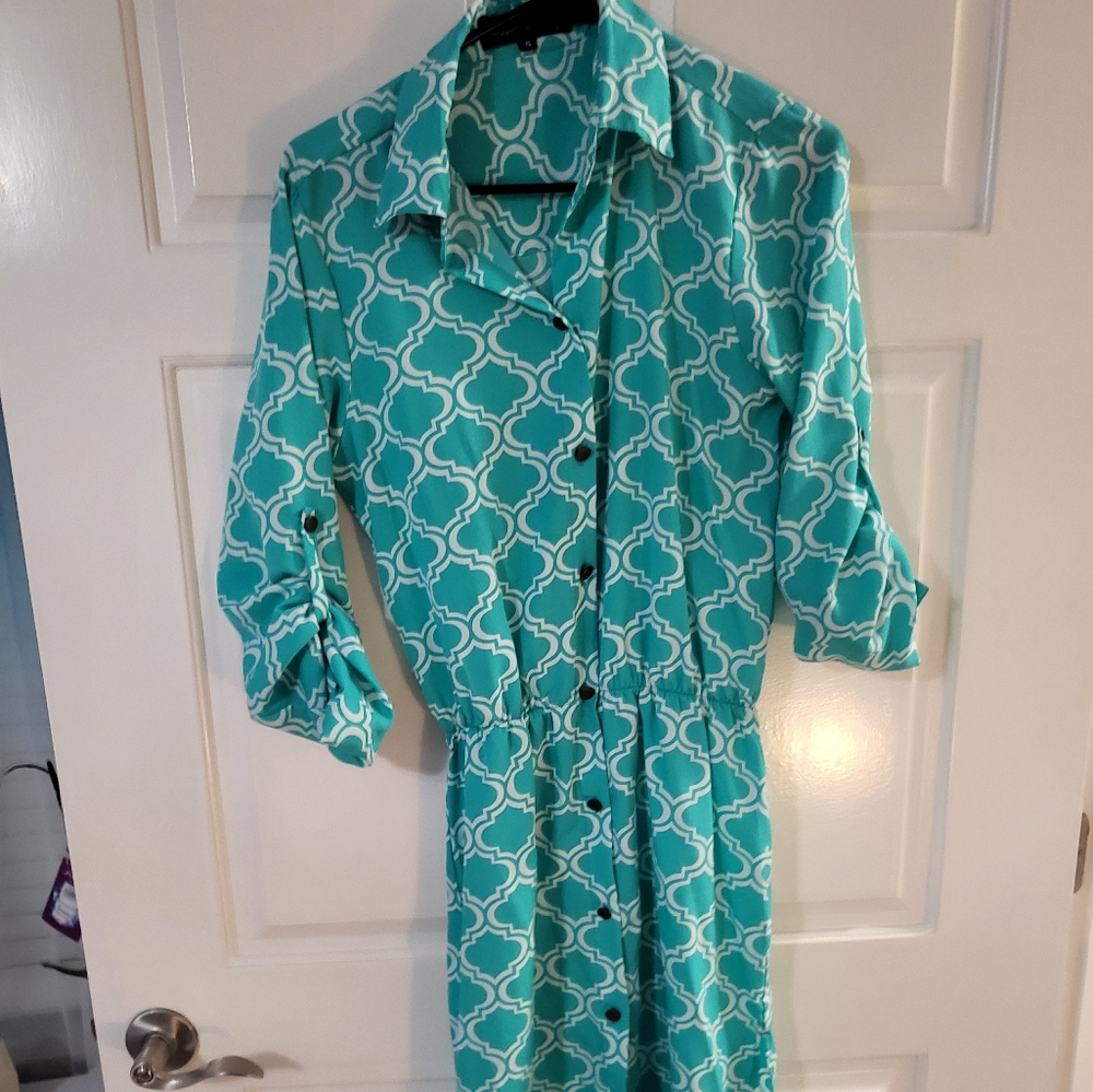 Button down dress